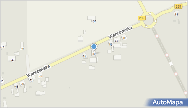 Lubsko, Warszawska, 80, mapa Lubsko