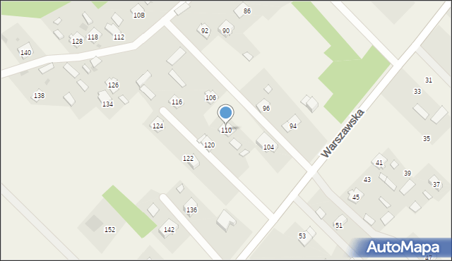 Lucynów, Warszawska, 110, mapa Lucynów