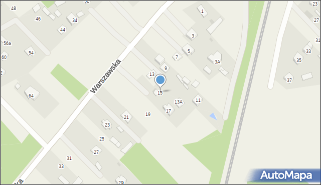 Lucynów, Warszawska, 15, mapa Lucynów