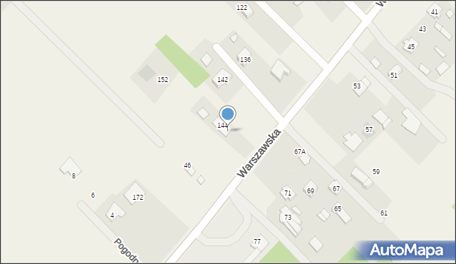 Lucynów, Warszawska, 150, mapa Lucynów