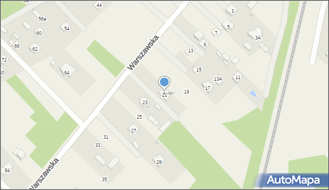 Lucynów, Warszawska, 21, mapa Lucynów