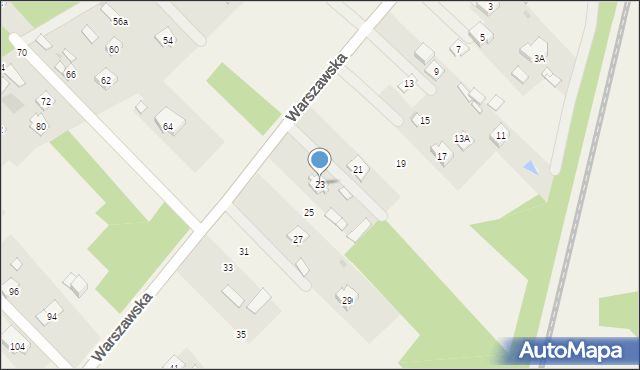 Lucynów, Warszawska, 23, mapa Lucynów