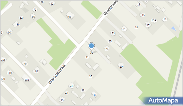 Lucynów, Warszawska, 31, mapa Lucynów
