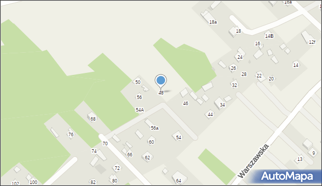 Lucynów, Warszawska, 48, mapa Lucynów