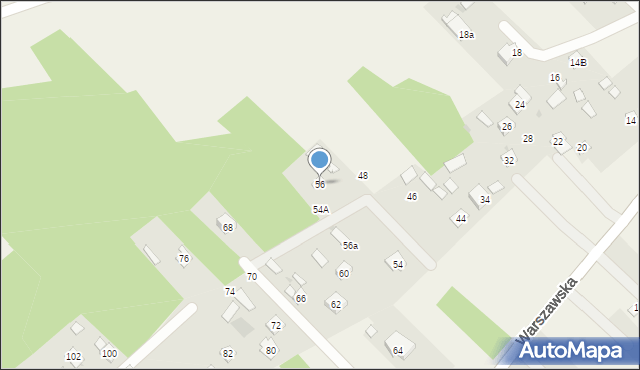 Lucynów, Warszawska, 56, mapa Lucynów