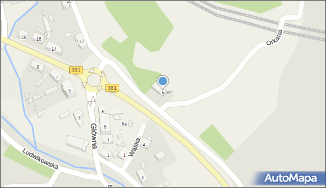 Ludwikowice Kłodzkie, Wąska, 5, mapa Ludwikowice Kłodzkie