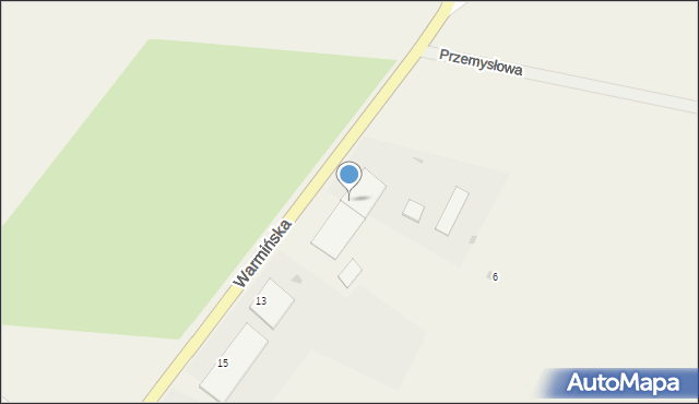 Łukta, Warmińska, 16, mapa Łukta