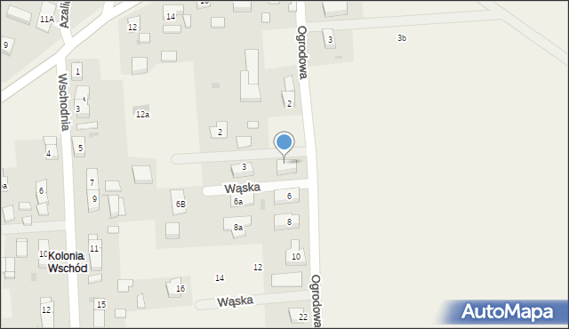 Lutynia, Wąska, 1, mapa Lutynia