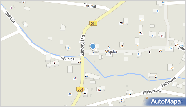 Lwówek Śląski, Wąska, 2, mapa Lwówek Śląski