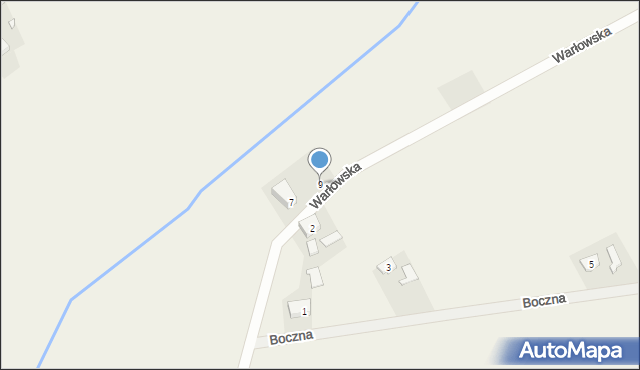Makowczyce, Warłowska, 9, mapa Makowczyce