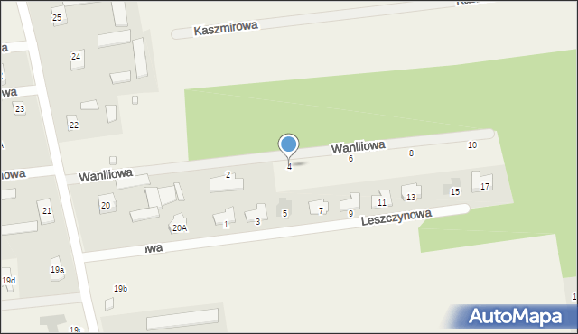 Marynino, Waniliowa, 4, mapa Marynino