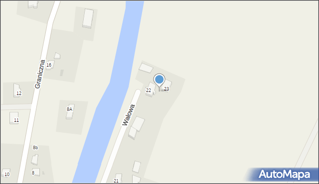 Marzęcino, Wałowa, 22a, mapa Marzęcino