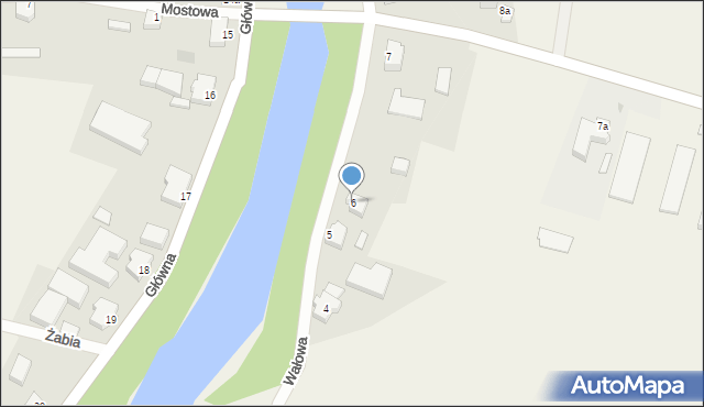 Marzęcino, Wałowa, 6, mapa Marzęcino