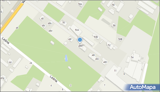 Michałów-Reginów, Warszawska, 48G, mapa Michałów-Reginów