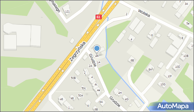 Michałów-Reginów, Warszawska, 4A, mapa Michałów-Reginów