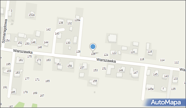 Michałowice, Warszawka, 126, mapa Michałowice