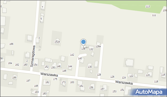 Michałowice, Warszawka, 138, mapa Michałowice