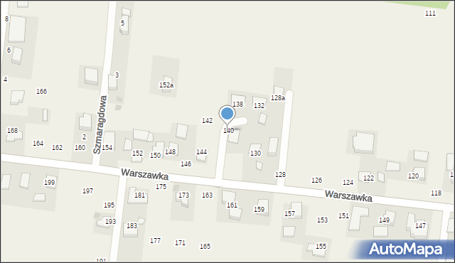 Michałowice, Warszawka, 140, mapa Michałowice