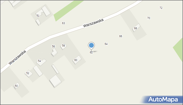 Michrów, Warszawska, 62, mapa Michrów