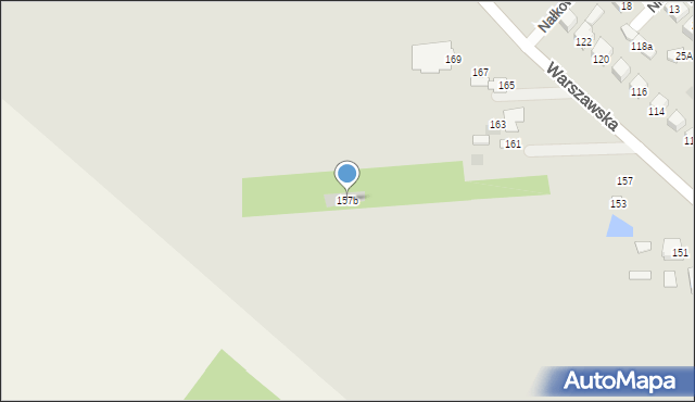 Międzyrzec Podlaski, Warszawska, 157b, mapa Międzyrzec Podlaski