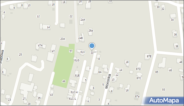 Mikołów, Wąska, 11, mapa Mikołów