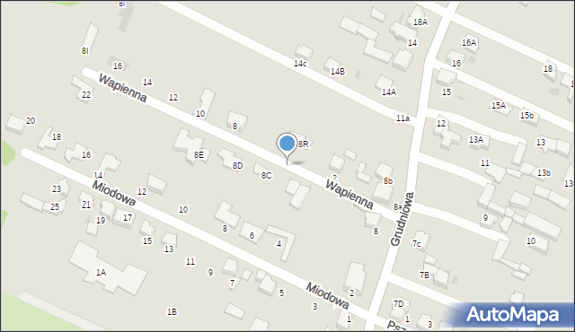 Mikołów, Wapienna, 3, mapa Mikołów