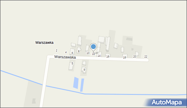 Milejów, Warszawska, 12, mapa Milejów