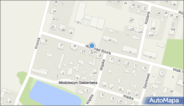 Młodzieszyn, Walk nad Bzurą, 21, mapa Młodzieszyn