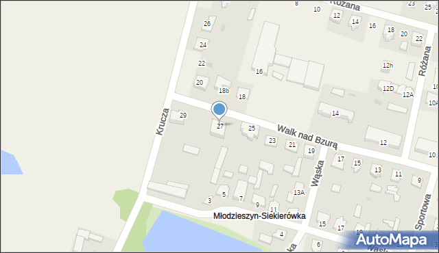 Młodzieszyn, Walk nad Bzurą, 27, mapa Młodzieszyn