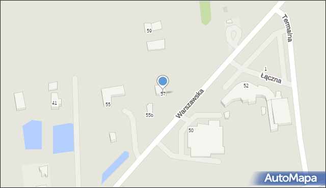 Mszczonów, Warszawska, 57, mapa Mszczonów