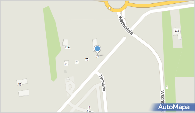Mszczonów, Warszawska, 77, mapa Mszczonów