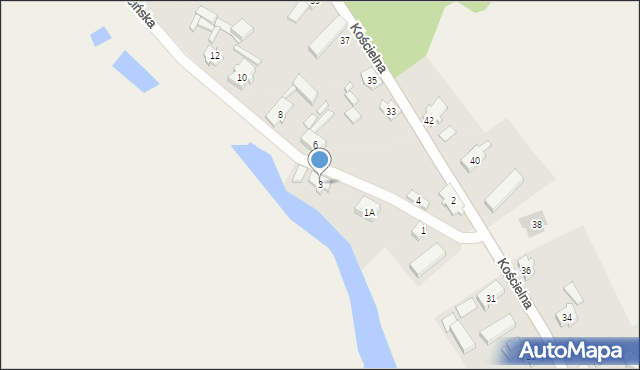 Murzynowo, Warcińska, 3, mapa Murzynowo