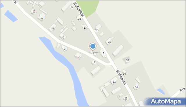 Murzynowo, Warcińska, 4, mapa Murzynowo