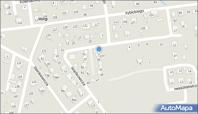 Mysłowice, Wańkowicza Melchiora, 37, mapa Mysłowice