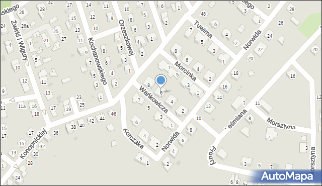 Namysłów, Wańkowicza Melchiora, 6, mapa Namysłów