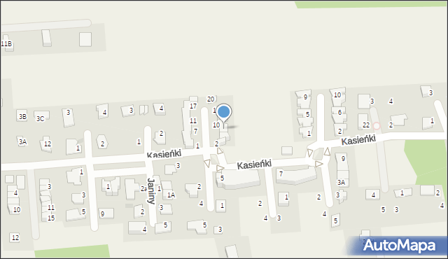 Natolin, Wandy, 8, mapa Natolin