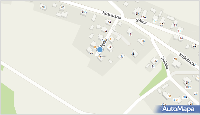 Niegowonice, Wąska, 5, mapa Niegowonice