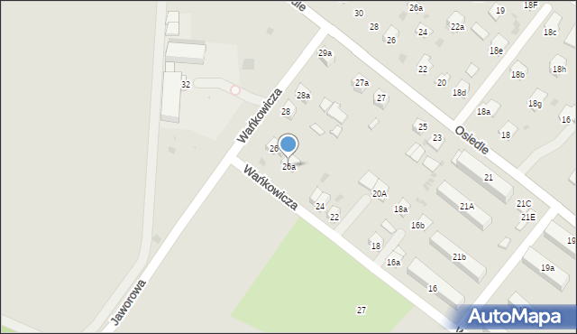 Nisko, Wańkowicza Melchiora, 26a, mapa Nisko