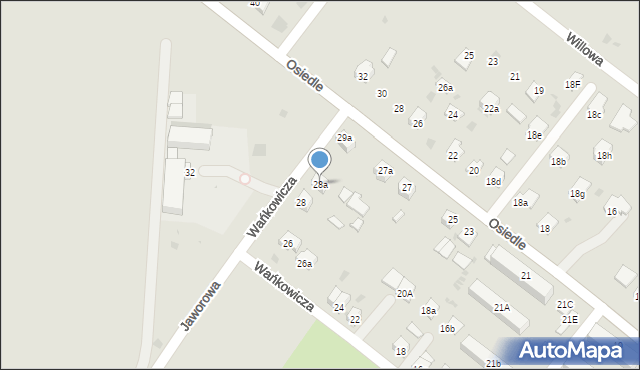 Nisko, Wańkowicza Melchiora, 28a, mapa Nisko
