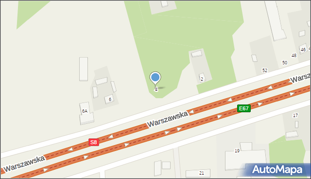 Nowa Bukówka, Warszawska, 4, mapa Nowa Bukówka