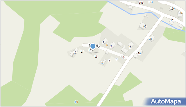 Nowa Góra, Wąska, 13, mapa Nowa Góra