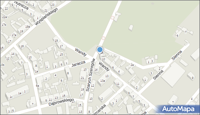 Nowa Sól, Wandy, 12, mapa Nowa Sól