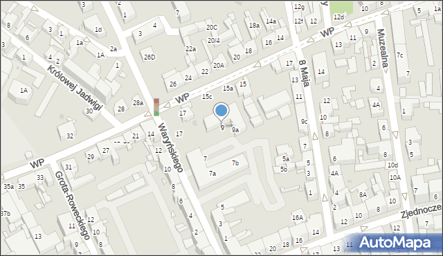 Nowa Sól, Waryńskiego Ludwika, 9, mapa Nowa Sól