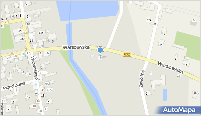 Nowe Miasto, Warszawska, 8, mapa Nowe Miasto