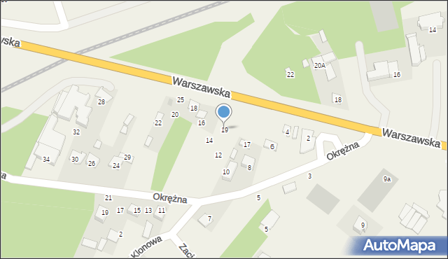 Nowe Opole, Warszawska, 19, mapa Nowe Opole