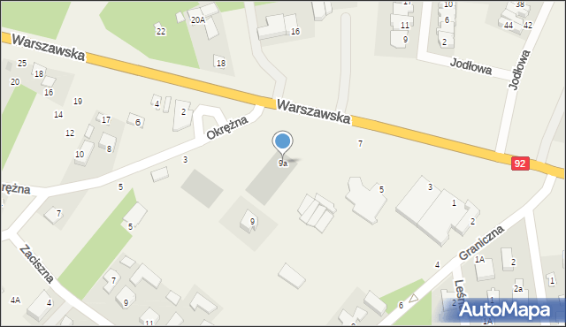 Nowe Opole, Warszawska, 9a, mapa Nowe Opole