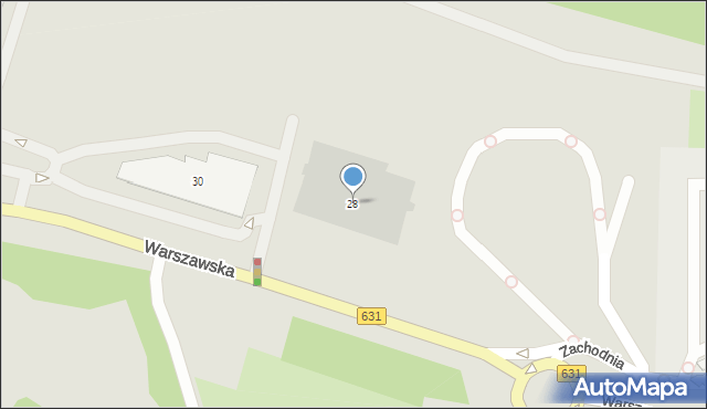 Nowy Dwór Mazowiecki, Warszawska, 28, mapa Nowy Dwór Mazowiecki