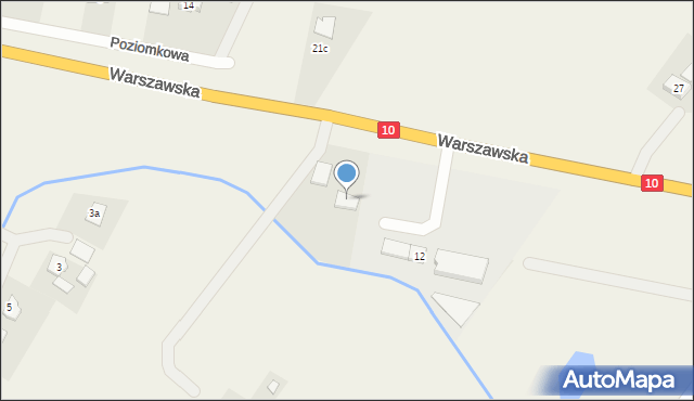 Obrowo, Warszawska, 12, mapa Obrowo