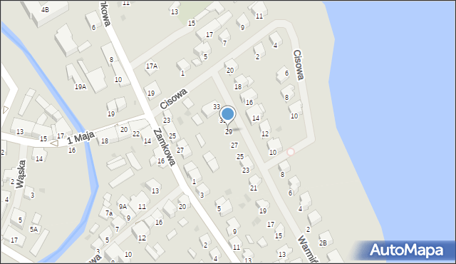 Olecko, Warmińska, 29, mapa Olecko