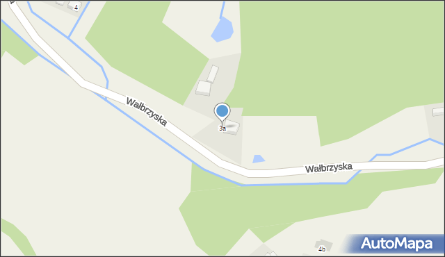 Olszyniec, Wałbrzyska, 3a, mapa Olszyniec